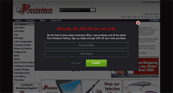 Desktop Screenshot of precisionfishing.com